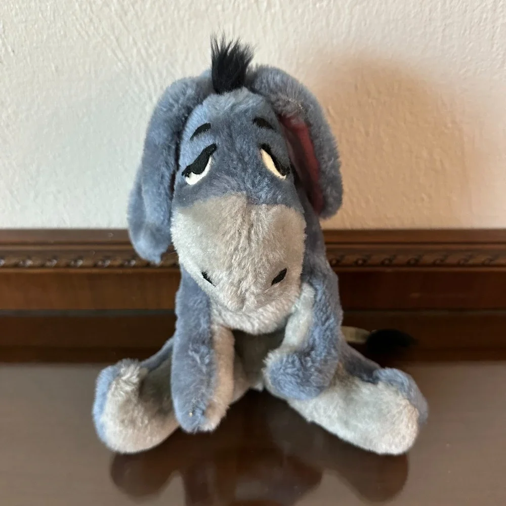 Vintage Dakin Eeyore Bendy Toys Walt Disney Korea Plush Stuffed‎ Animal Walnuts